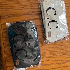 NWT C.C. Boutique Black and Cream Crossbody/Belt Bags